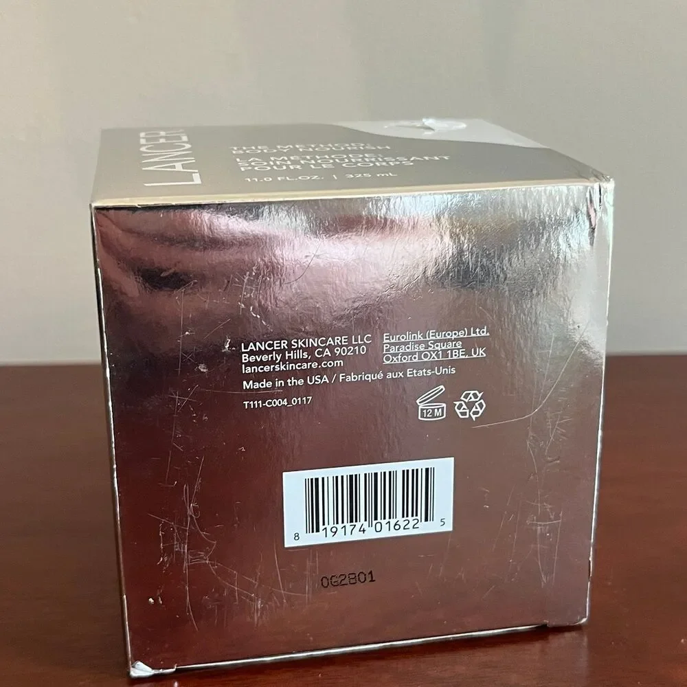NEW Lancer The Method Body Nourish 11 oz